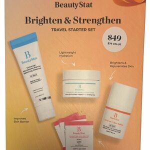 BeautyStat Brighten & Strengthen Travel Starter Set | 20% Vitamin C | $49 Value
